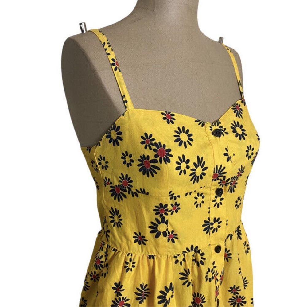 Solid & Striped Button Up Adjustable Spaghetti St… - image 4